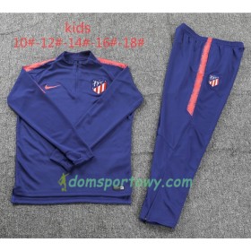 Atlético Madryt Dziecięcy Komplet Bluzy Treningowe Niebieski 2018-2019